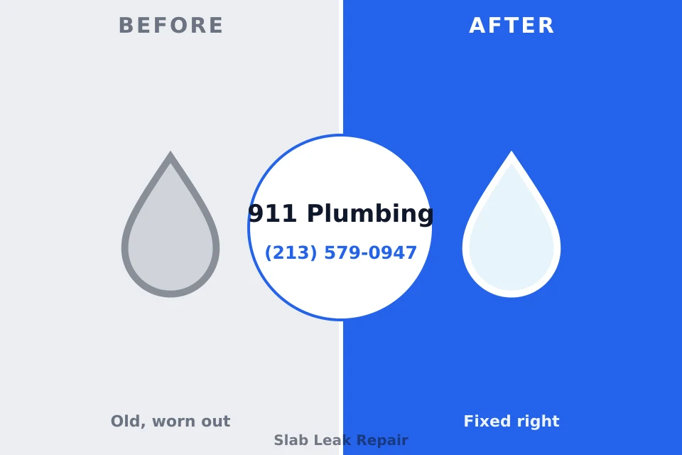 Before and after: plumbing company Brewster, OH